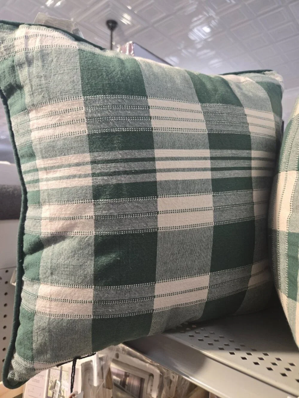 OEKO TEX (Standard 100) Green and White Pillows